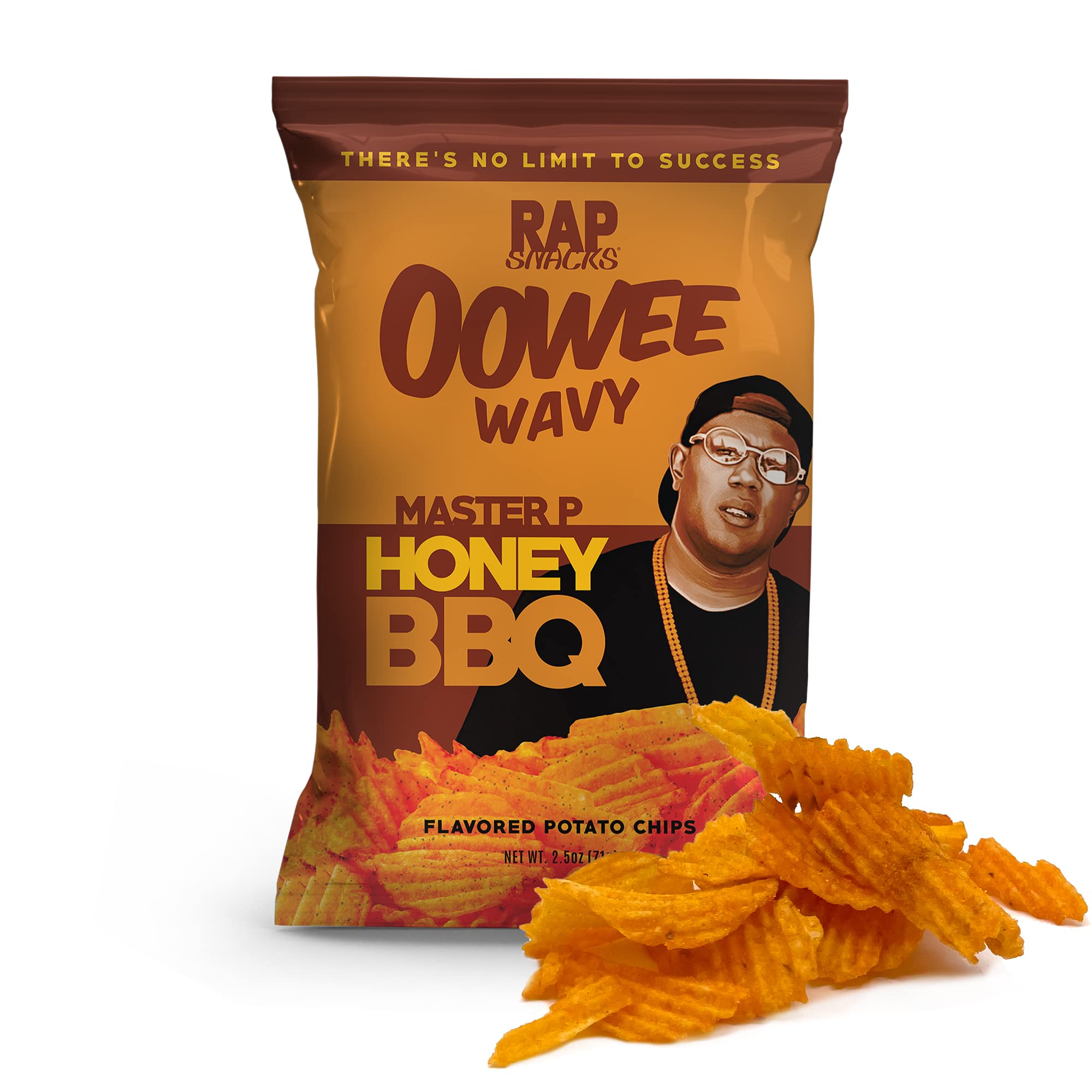 Amazon.com: Rap Snacks Master P Honey BBQ Wavy Potato Chips 2.5 Oz